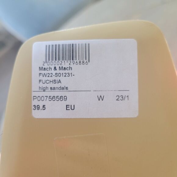 New MACH & MACH Platform sandals shoes 39.5 - Picture 11 of 13